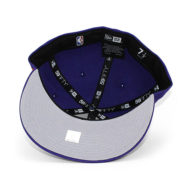 ニューエラ キャップ 59FIFTY フェニックス サンズ NBA TEAM BASIC FITTED CAP PURPLE