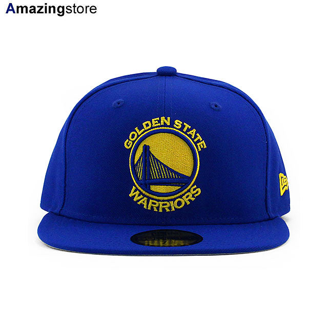 ニューエラ キャップ 59FIFTY ゴールデンステイト ウォリアーズ NBA TEAM BASIC FITTED CAP BLUE