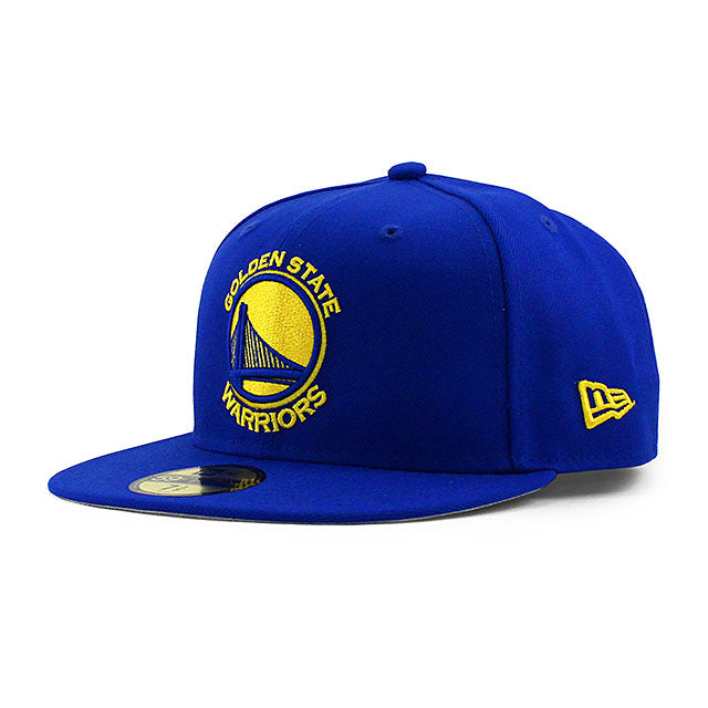 ニューエラ キャップ 59FIFTY ゴールデンステイト ウォリアーズ NBA TEAM BASIC FITTED CAP BLUE