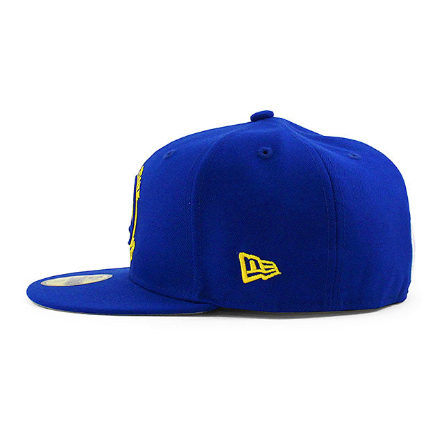 ニューエラ キャップ 59FIFTY ゴールデンステイト ウォリアーズ NBA TEAM BASIC FITTED CAP BLUE