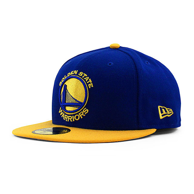 ニューエラ キャップ 59FIFTY ゴールデンステイト ウォリアーズ NBA 2T TEAM BASIC FITTED CAP BLUE GOLD NEW ERA GOLDEN STATE WARRIORS