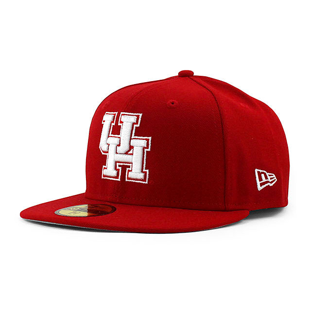 ニューエラ キャップ 59FIFTY ヒューストン クーガーズ NCAA TEAM BASIC FITTED CAP RED NEW ERA HOUSTON COUGARS