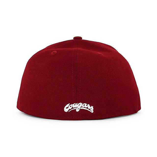 ニューエラ キャップ 59FIFTY ワシントンステイト クーガーズ NCAA TEAM BASIC FITTED CAP CRIMSON NEW ERA WASHINGTON STATE COUGARS