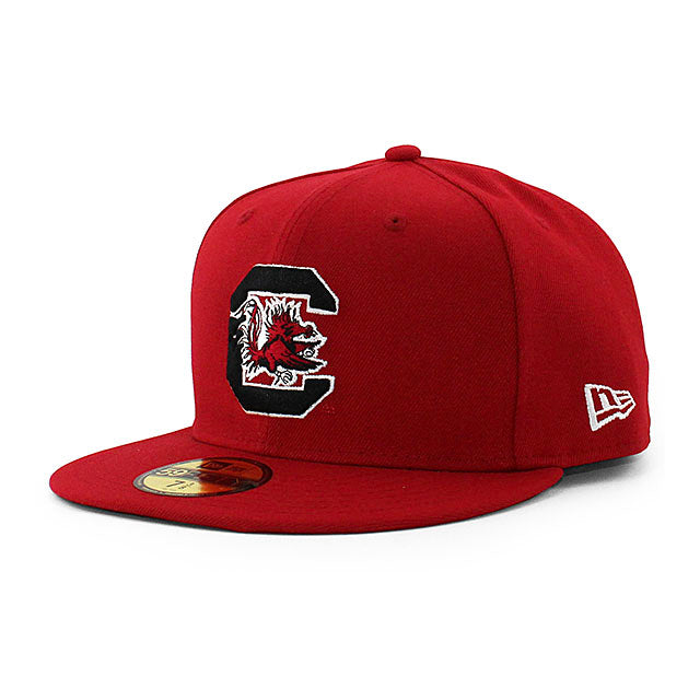 ニューエラ キャップ 59FIFTY サウスカロライナ ゲームコックス NCAA TEAM BASIC FITTED CAP CARDINAL