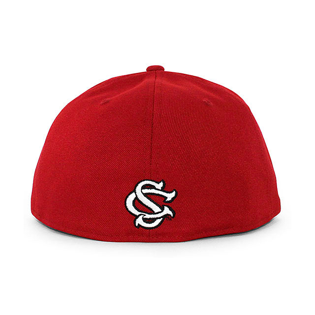 ニューエラ キャップ 59FIFTY サウスカロライナ ゲームコックス NCAA TEAM BASIC FITTED CAP CARDINAL