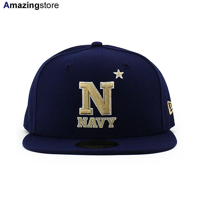 ニューエラ キャップ 59FIFTY ネイビー ミッドシップメン NCAA TEAM BASIC FITTED CAP NEW ERA NAVY MIDSHIPMEN