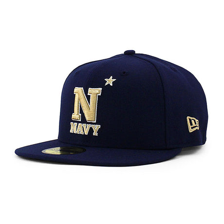 ニューエラ キャップ 59FIFTY ネイビー ミッドシップメン NCAA TEAM BASIC FITTED CAP NEW ERA NAVY MIDSHIPMEN