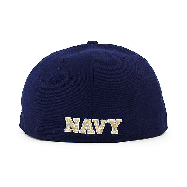 ニューエラ キャップ 59FIFTY ネイビー ミッドシップメン NCAA TEAM BASIC FITTED CAP NEW ERA NAVY MIDSHIPMEN
