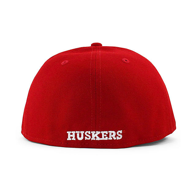 ニューエラ キャップ 59FIFTY ネブラスカ コーンハスカーズ NCAA TEAM BASIC FITTED CAP RED NEW ERA NEBRASKA CORNHUSKERS