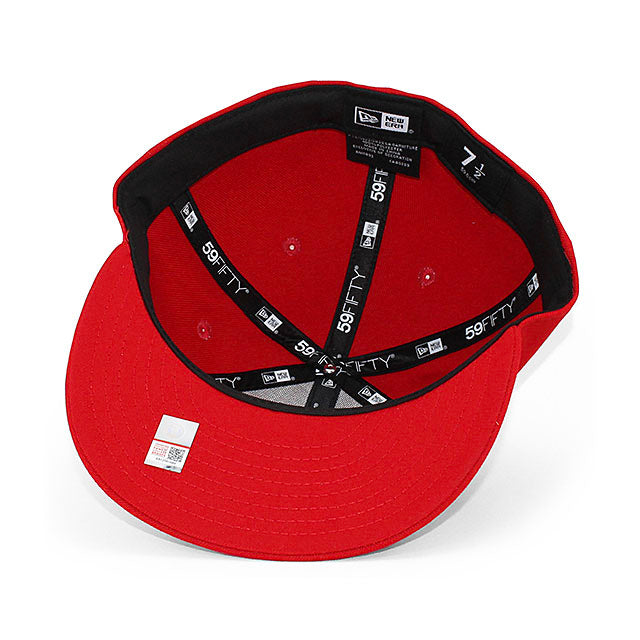 ニューエラ キャップ 59FIFTY ネブラスカ コーンハスカーズ NCAA TEAM BASIC FITTED CAP RED NEW ERA NEBRASKA CORNHUSKERS