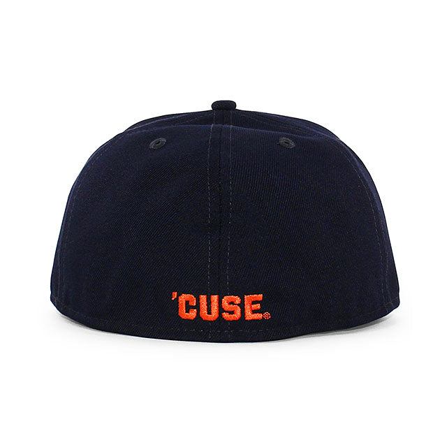 ニューエラ キャップ 59FIFTY シラキュース オレンジ NCAA TEAM BASIC FITTED CAP NAVY