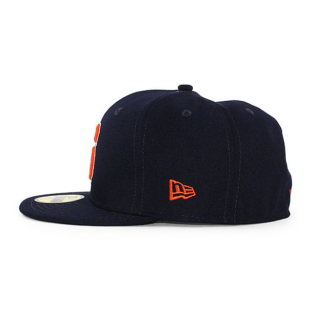 ニューエラ キャップ 59FIFTY シラキュース オレンジ NCAA TEAM BASIC FITTED CAP NAVY