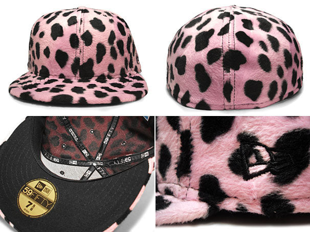 DEADSTOCK ニューエラ キャップ 59FIFTY DALMATION PIMPIN-FUR PINK