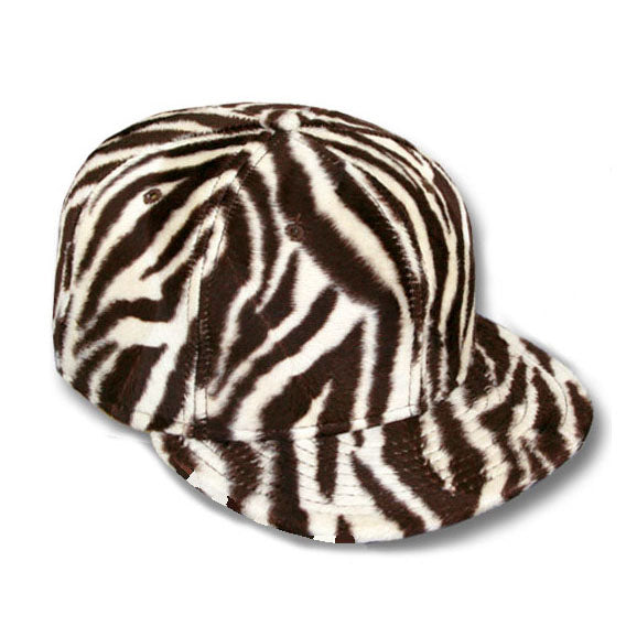 DEADSTOCK ニューエラ 59FIFTY ZEBRA PIMPIN-FUR FITTED CAP BONE-BROWN NEW ERA