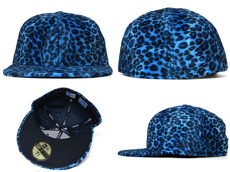 DEADSTOCK ニューエラ 59FIFTY CHEETAH PIMPIN-FUR FITTED CAP BLUE NEW ERA