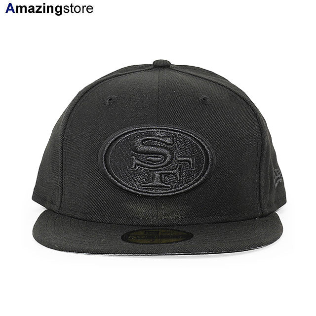 ニューエラ キャップ 59FIFTY サンフランシスコ 49ERS NFL BLACKOUT FITTED CAP