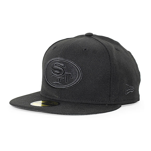 ニューエラ キャップ 59FIFTY サンフランシスコ 49ERS NFL BLACKOUT FITTED CAP