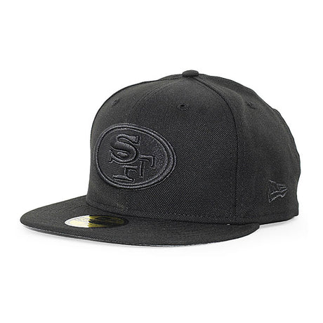 ニューエラ キャップ 59FIFTY サンフランシスコ 49ERS NFL BLACKOUT FITTED CAP