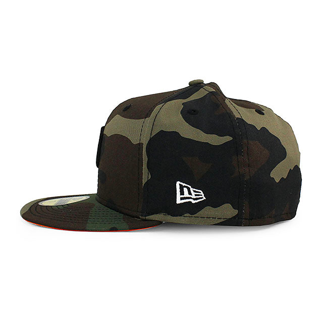 ニューエラ 59FIFTY デトロイト タイガース MLB 1984 WORLD SERIES ORANGE BOTTOM FITTED CAP CAMO