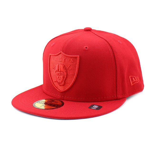ニューエラ キャップ 59FIFTY ラスベガス レイダース NFL  REDOUT FITTED CAP