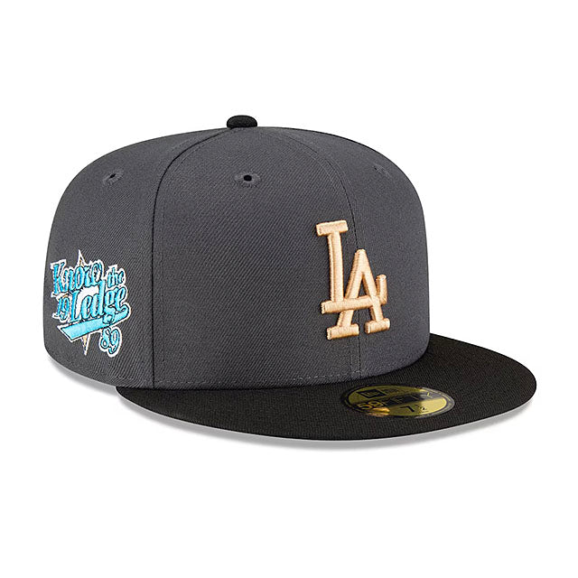 UNIONコラボ ニューエラ キャップ 59FIFTY ロサンゼルス ドジャース MLB COLLABO FITTED CAP GRAPHITE