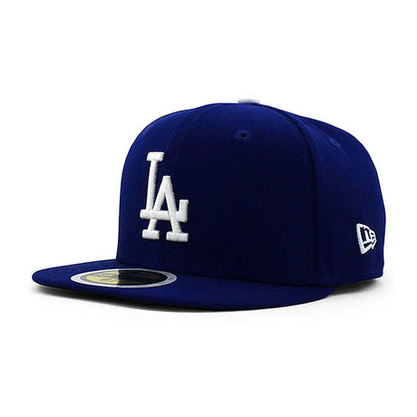 子供用 ニューエラ キャップ 59FIFTY ロサンゼルス ドジャース YOUTH MLB ON-FIELD AUTHENTIC GAME FITTED CAP BLUE