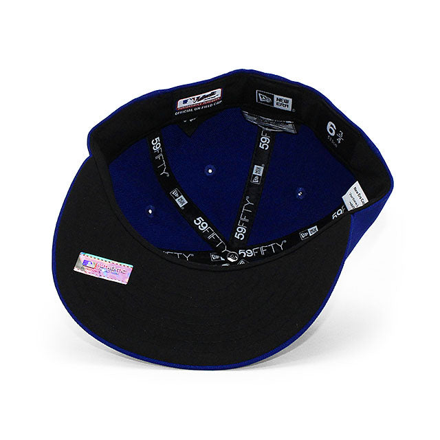 子供用 ニューエラ キャップ 59FIFTY ロサンゼルス ドジャース YOUTH MLB ON-FIELD AUTHENTIC GAME FITTED CAP BLUE