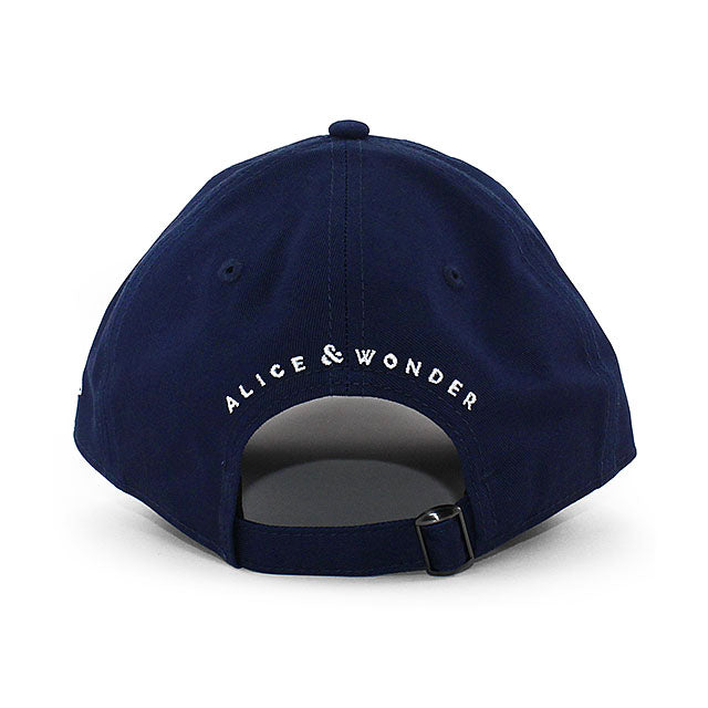 ニューエラ キャップ 9TWENTY アリス & ワンダー シカゴ カブス MLB SCRIPT STRAPBACK CAP NAVY