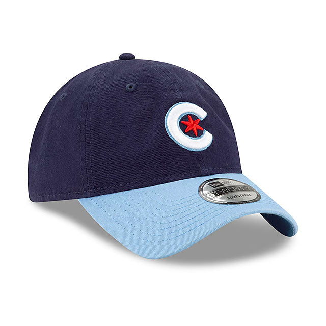 シティコネクト ニューエラ キャップ 9TWENTY シカゴ カブス MLB CITY CONNECT STRAPBACK CAP NAVY