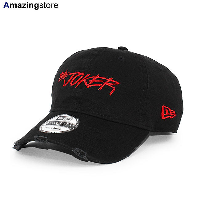 ニューエラ キャップ 9TWENTY DCコミックス ジョーカー SCRATCH STRAPBACK CAP BLACK