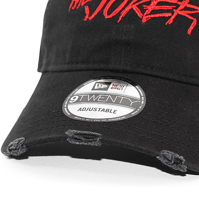 ニューエラ キャップ 9TWENTY DCコミックス ジョーカー SCRATCH STRAPBACK CAP BLACK