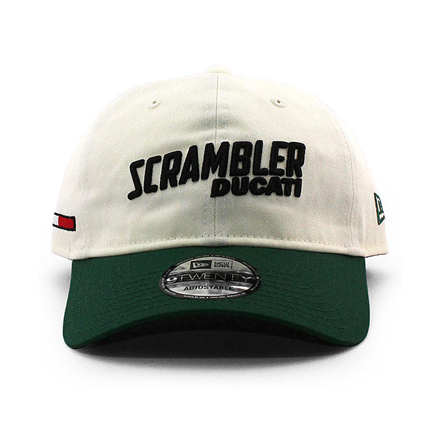 ニューエラ キャップ 9TWENTY ドゥカティ コルセ SCRAMBLER STRAPBACK CAP CREAM