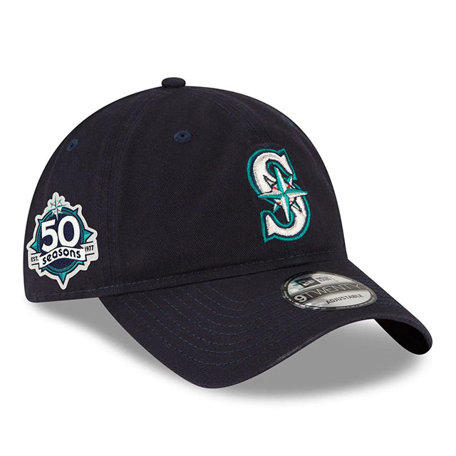 シアトル マリナーズ50周年記念モデル ニューエラ キャップ 9TWENTY MLB 50th ANNIVERSARY STRAPBACK CAP NAVY