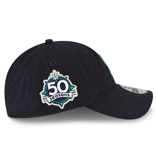 シアトル マリナーズ50周年記念モデル ニューエラ キャップ 9TWENTY MLB 50th ANNIVERSARY STRAPBACK CAP NAVY