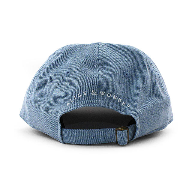 ニューエラ キャップ 9TWENTY アリス & ワンダー シカゴ カブス MLB DENIM STRAPBACK CAP BLUE