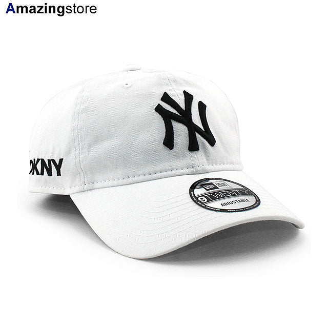 DKNYコラボ ニューエラ キャップ 9TWENTY ニューヨーク ヤンキース MLB CORE CLASSIC STRAPBACK CAP WHITE