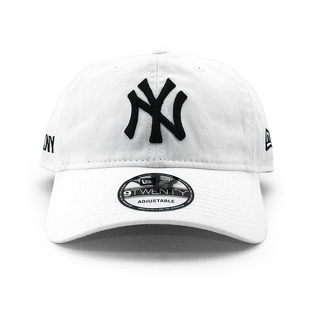 DKNYコラボ ニューエラ キャップ 9TWENTY ニューヨーク ヤンキース MLB CORE CLASSIC STRAPBACK CAP WHITE
