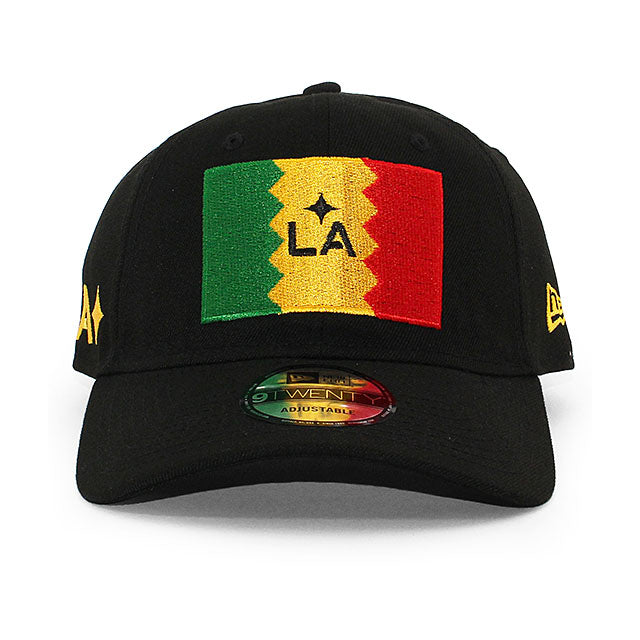 ニューエラ キャップ 9TWENTY ロサンゼルス ギャラクシー MLS JERSEY HOOK STRAPBACK CAP BLACK