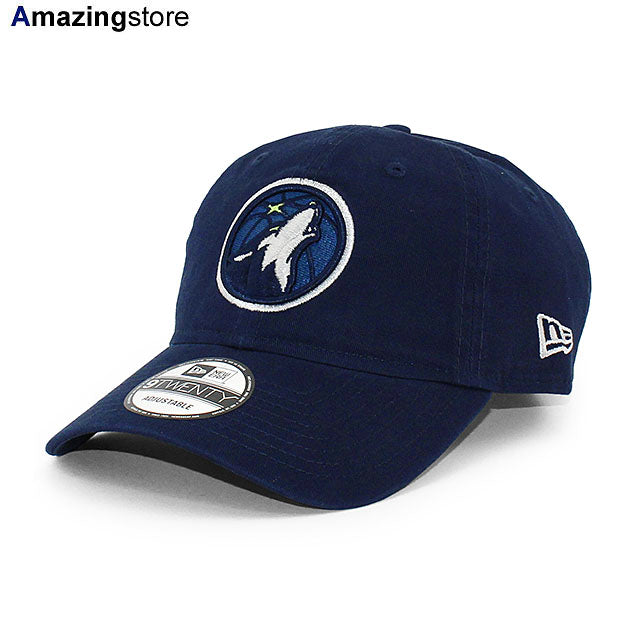 ニューエラ キャップ 9TWENTY ミネソタ ティンバーウルブズ NBA CORE CLASSIC STRRAPBACK CAP NAVY