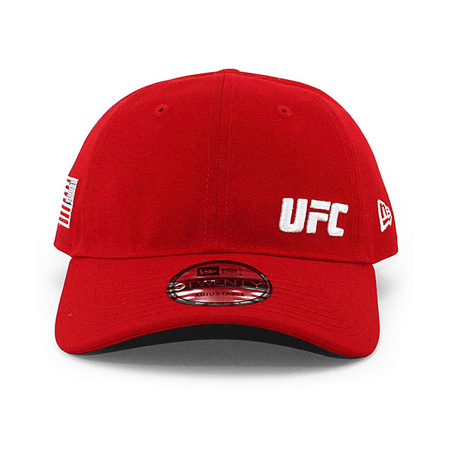 ニューエラ キャップ 9TWENTY UFC AMERICA FLAWLESS LOGO STRAPBACK CAP RED