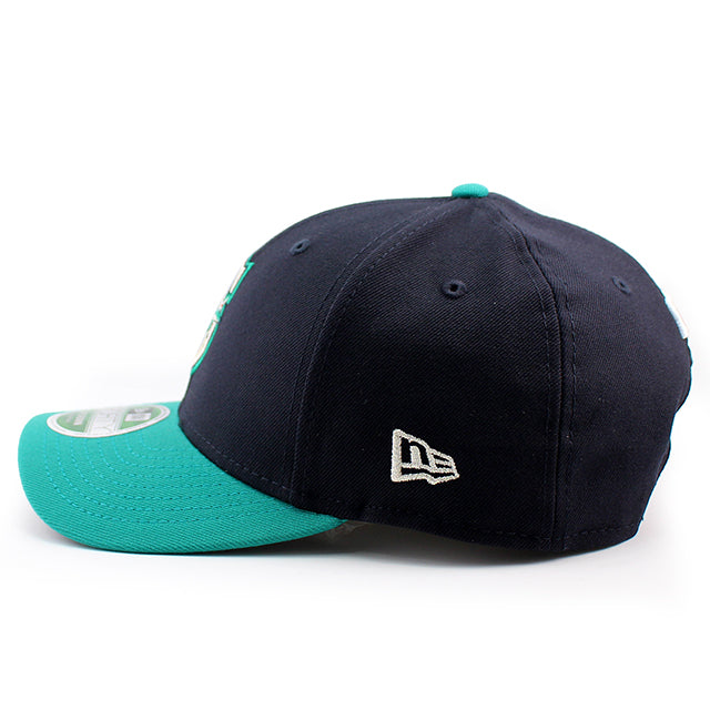 シアトル マリナーズ50周年記念モデル ニューエラ キャップ 9FORTY M-CROWN MLB 50th ANNIVERSARY SNAPBACK CAP NAVY TEAL