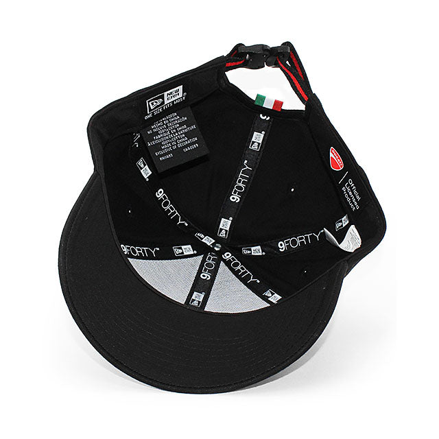 ニューエラ キャップ 9FORTY ドゥカティ コルセ FLAWLESS CAP BLACK