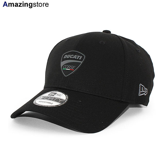 ニューエラ キャップ 9FORTY ドゥカティ コルセ CORSE WASHED CAP BLACK