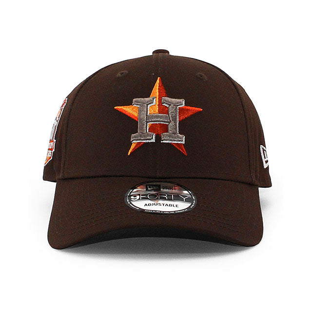 ニューエラ キャップ 9FORTY ヒューストン アストロズ MLB 50TH STRRAPBACK CAP BROWN