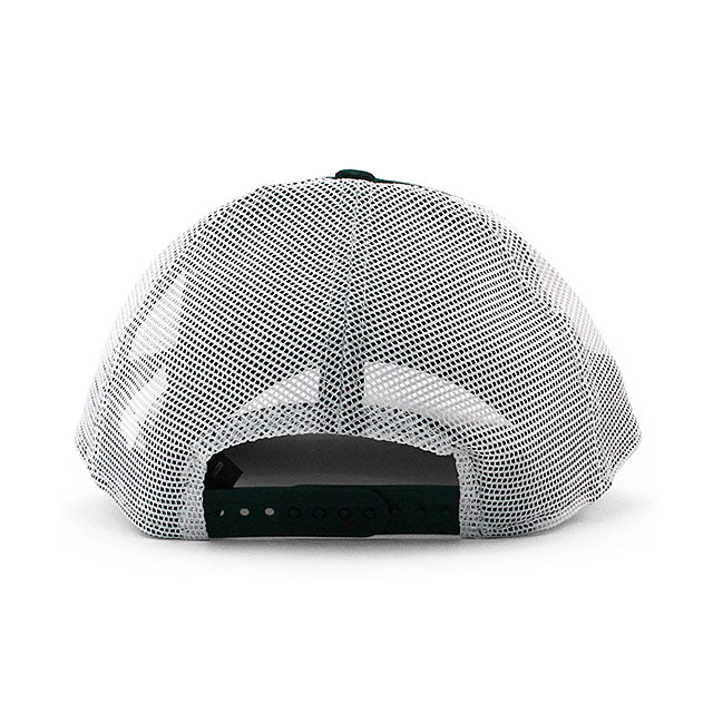 ニューエラ メッシュキャップ 9FORTY オークランド アスレチックス MLB LOGO PATCH TRUCKER MESH CAP GREEN
