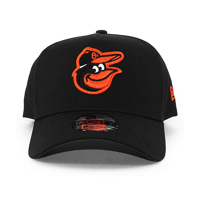 ニューエラ キャップ 9FORTY ボルチモア オリオールズ MLB A-FRAME SNAPBACK CAP BLACK