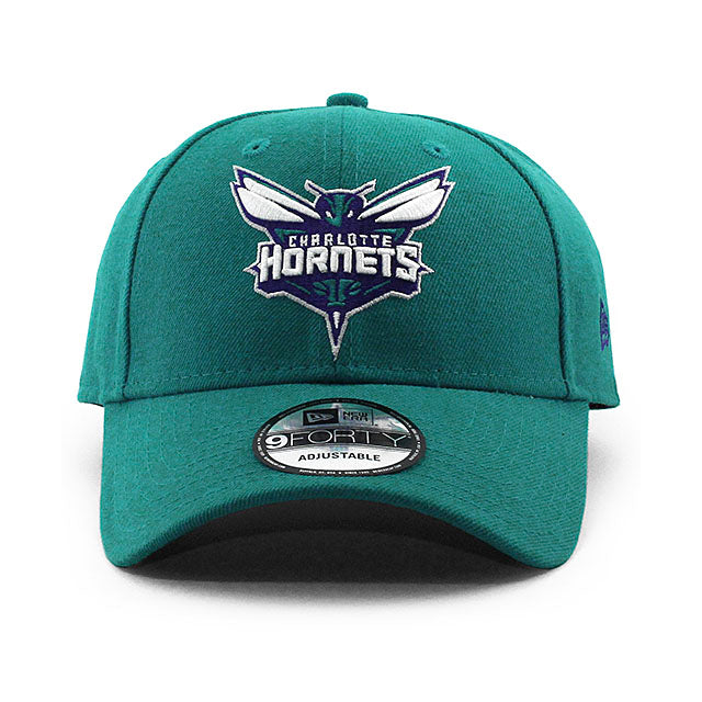 ニューエラ キャップ 9FORTY シャーロット ホーネッツ NBA THE LEAGUE ADJUSTABLE CAP TEAL