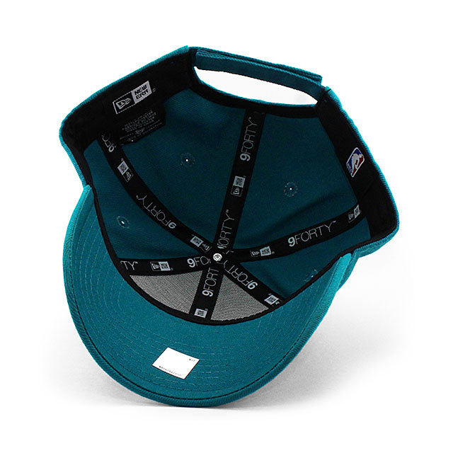 ニューエラ キャップ 9FORTY シャーロット ホーネッツ NBA THE LEAGUE ADJUSTABLE CAP TEAL