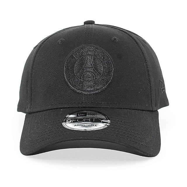ニューエラ キャップ 9FORTY パリ サンジェルマン FC PSG TONAL STRAPBACK CAP BLACKOUT