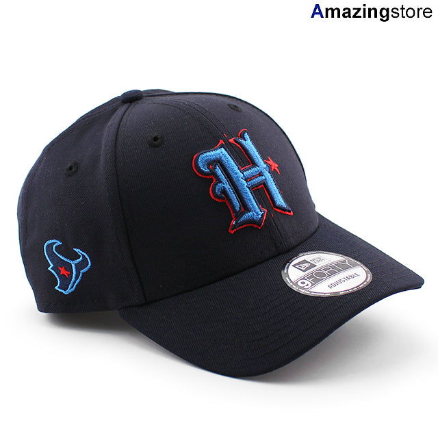 ニューエラ キャップ 9FORTY ヒューストン テキサンズ NFL STANDARD ADJUSTABLE CAP NAVY